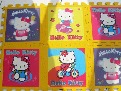 HELLO KITTY floor puzzle foam mat (8pc)