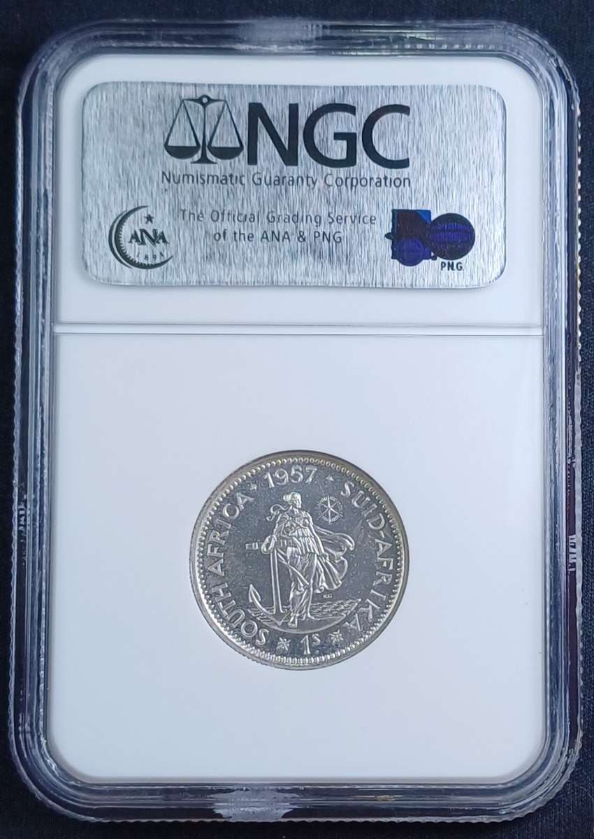 1957 SA 1 Shilling*NGC PF64