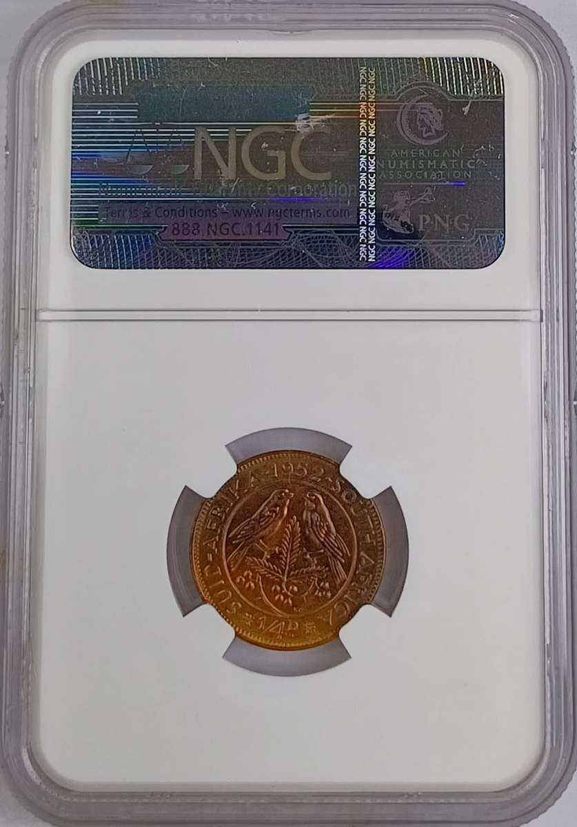 1952 SA 1/4 Penny * PF64 RB