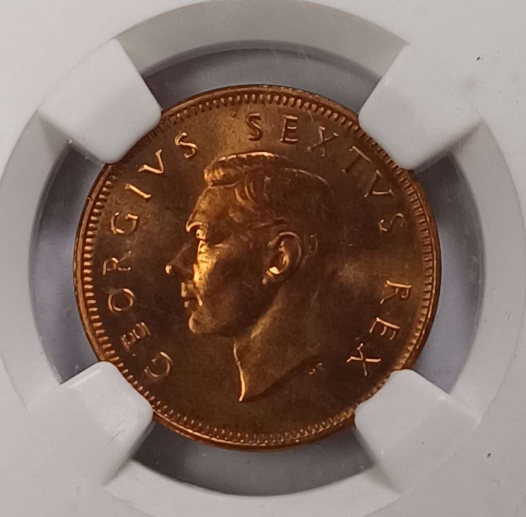 1952 SA 1/4 Penny * PF64 RB