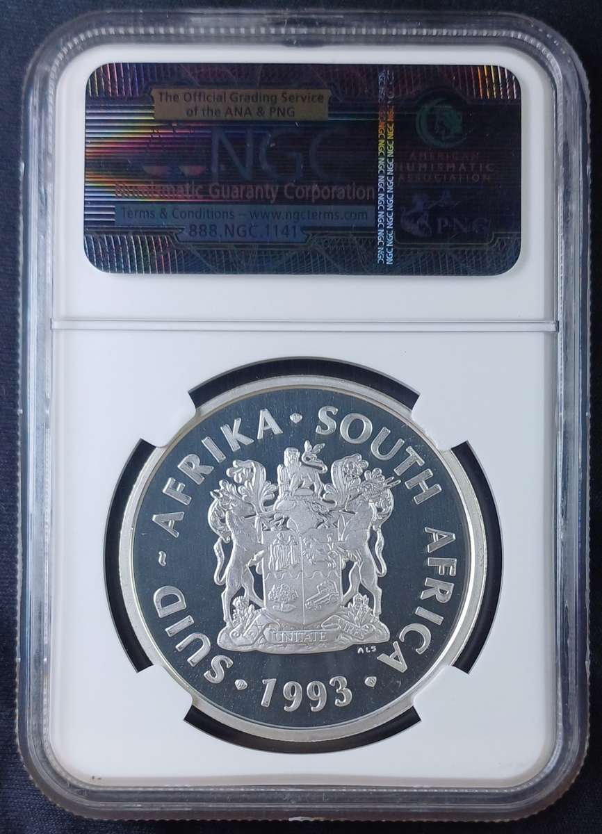 1993 SA Silver R2*NGC PF68 UC `Peace`