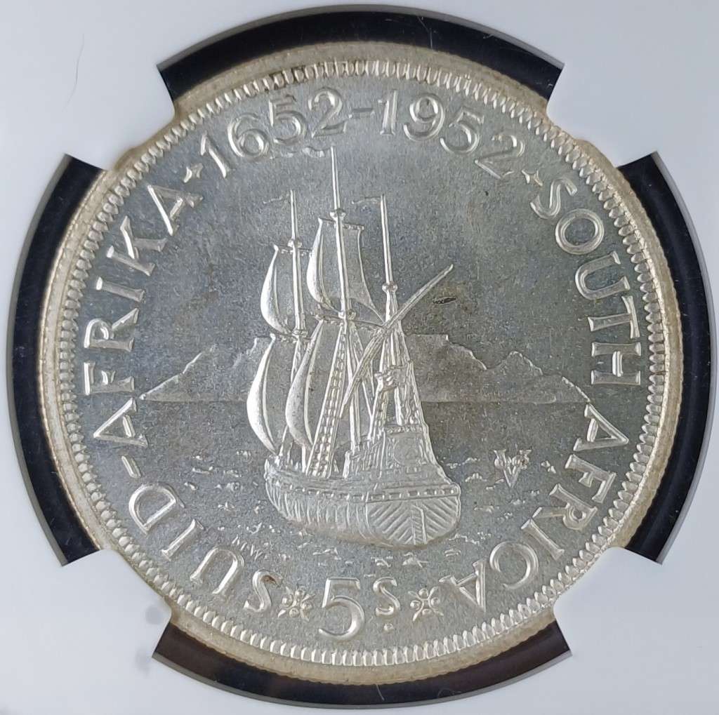1952 SA 5 Shilling * NGC PF65