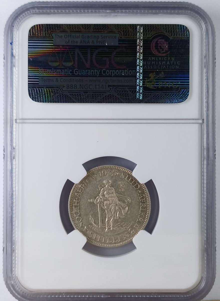 1935 SA 1 Shilling*NGC XF45