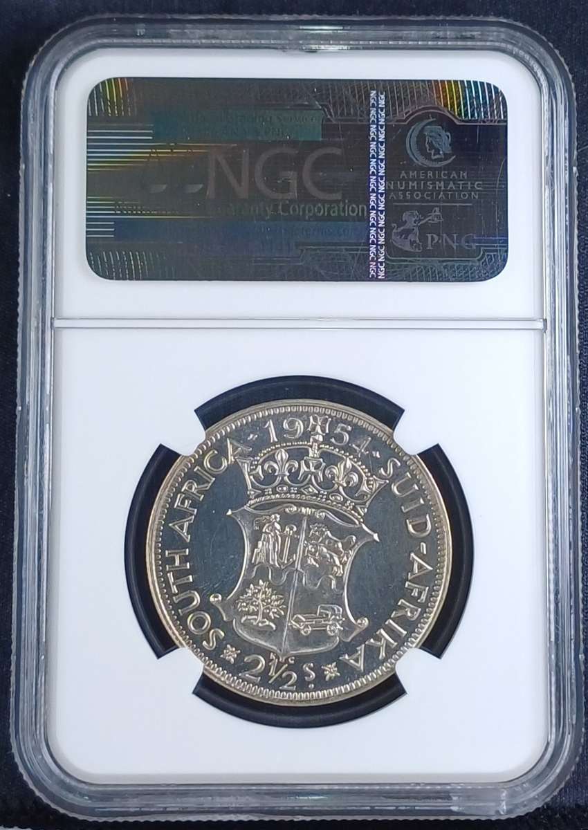 1954 SA 2.5 Shilling * NGC PF62
