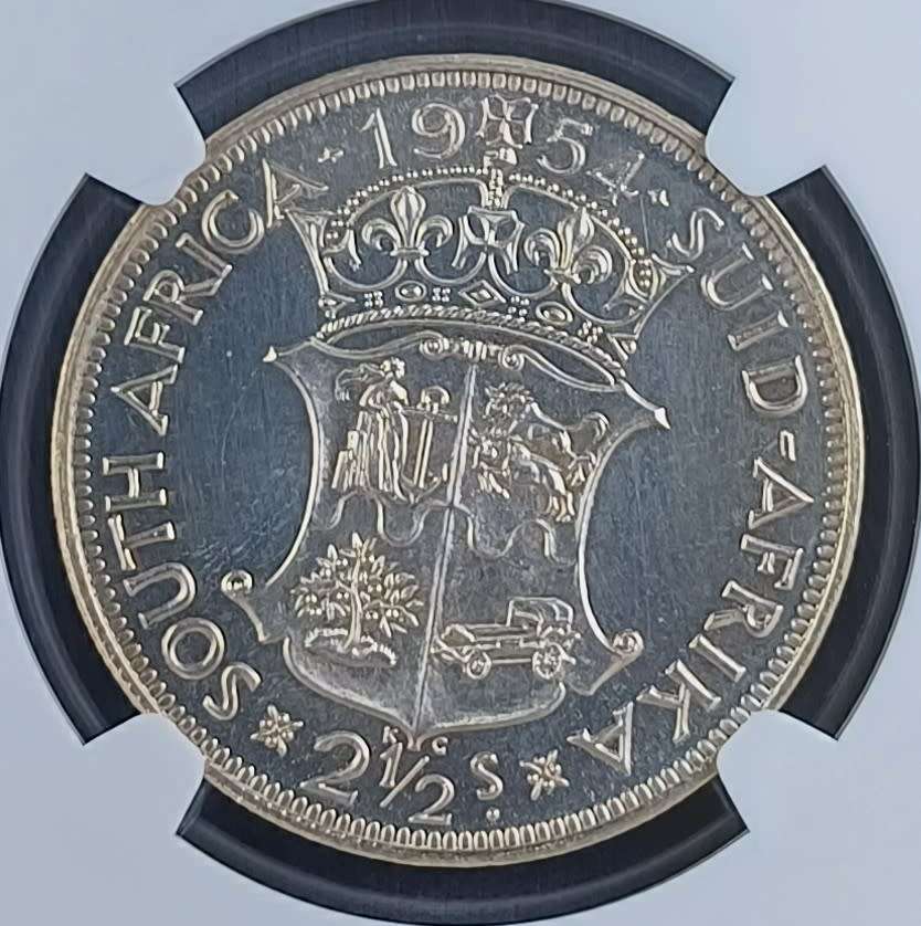 1954 SA 2.5 Shilling * NGC PF62