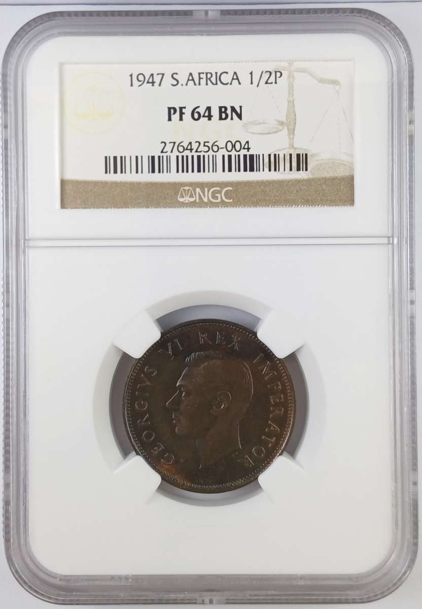 1947 SA ½ Penny * NGC PF64 BN