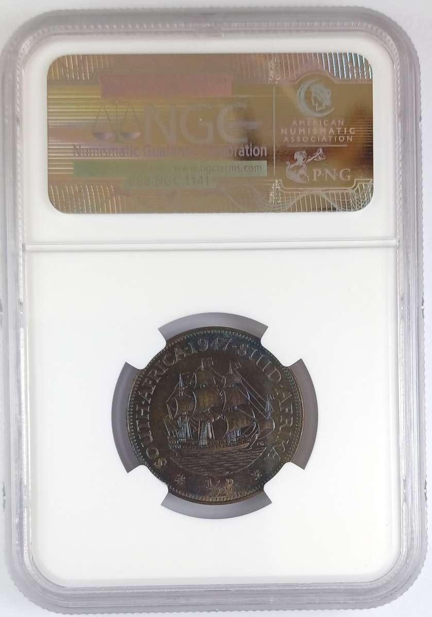 1947 SA ½ Penny * NGC PF64 BN