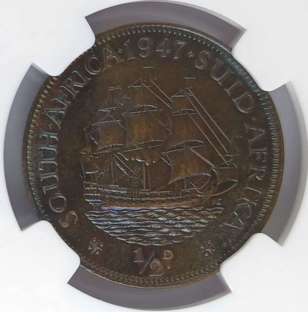 1947 SA ½ Penny * NGC PF64 BN
