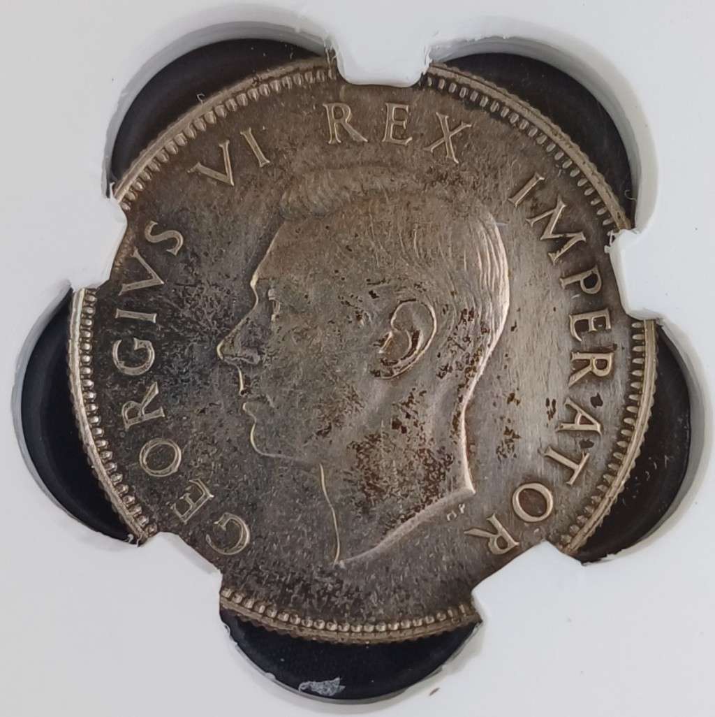 1947 SA 2 Shilling * SANGS PF64