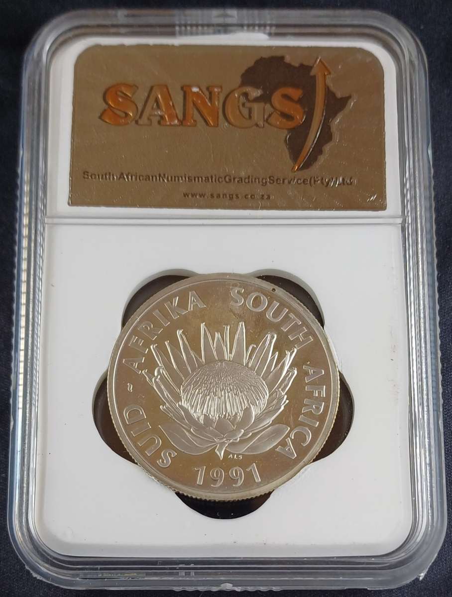 1991 SA Silver R1 *SANGS PF67 Nursing