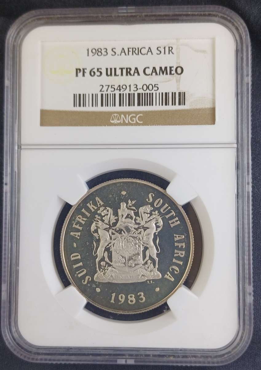 1983 SA Silver R1 * NGC PF65 Ultra Cameo