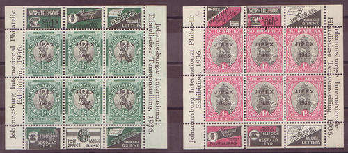 Union 1936 JIPEX Sheets