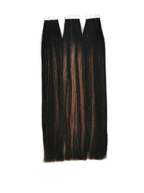 Capelli Valentino Non Remy 16" (40cm) Tape in Hair Extensions- Ombre Brunette Piano 20 Tapes