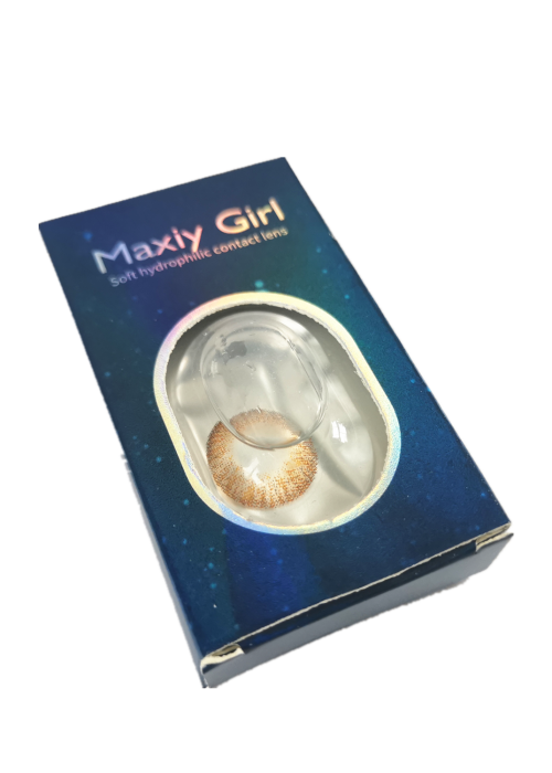 Maxiy Girl -  Brown - 1 Pair - Contact Lenses