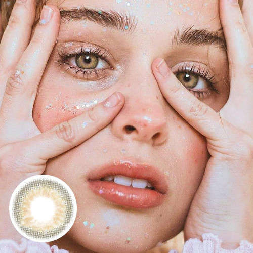 Maxiy Girl - Hazel - 1 Pair - Contact Lenses