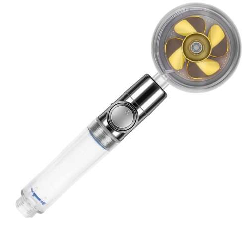 Shower Head - Spa Massage Turbo Fan Shower Mixer Water Saving Shower Rose