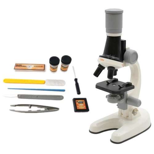 Microscope Toy 100-1200x Magnification Educational Toy For Kids