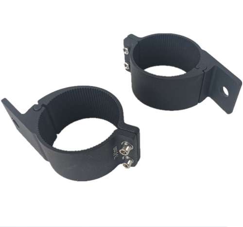 4x4 Spotlights Bracket - Set of 2 Spot Light Clamp Brackets - Black