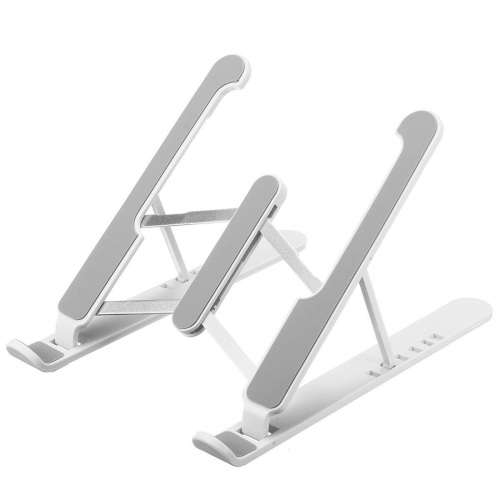 Laptop Stand Adjustable Notebook, Tablet, Cellphone Stand Foldable - White