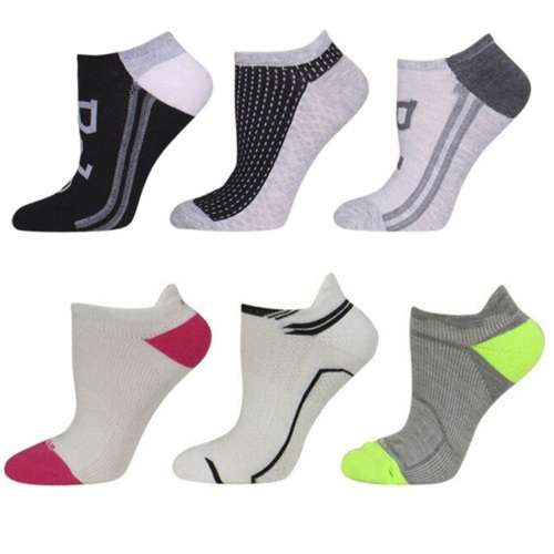Cushioned Thick Sports Ankle Socks With Reinforced Toe and Heel Padding - 6 Pairs