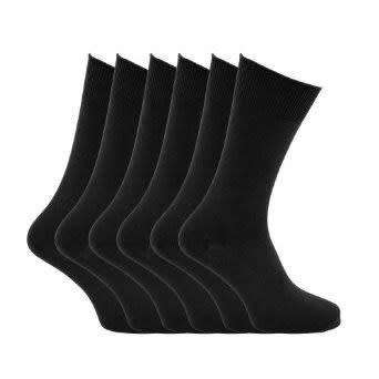 Mens Socks - Pack of 12 (Black)