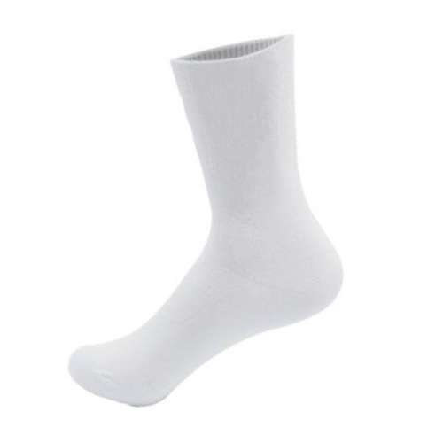 White Mens Socks - White Socks For Men - 6 Pairs