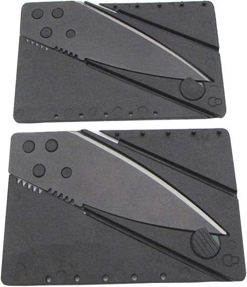 Credit Card Folding Wallet Safety Knife - Set of 2