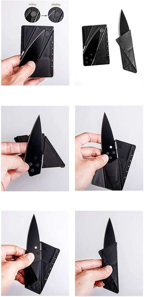 Credit Card Folding Wallet Safety Knife - Set of 2