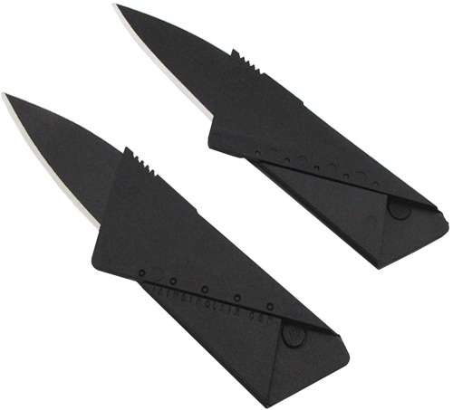 Credit Card Folding Wallet Safety Knife - Set of 2