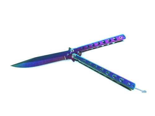 Butterfly Knife Chameleon Iridescent Batangas Fan Knife - 311