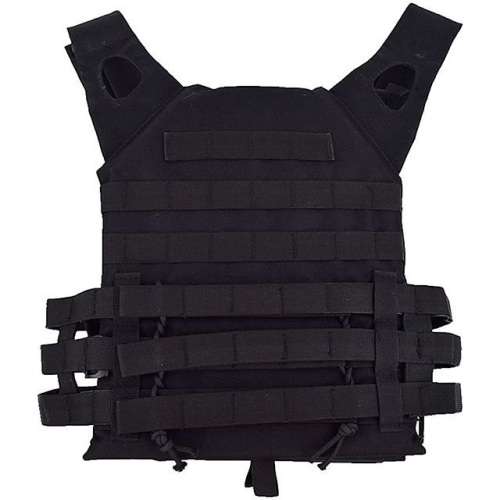 PLA Bulletproof Tactical Vest - Front and Back Ballistic Plate Pouches YJ-1