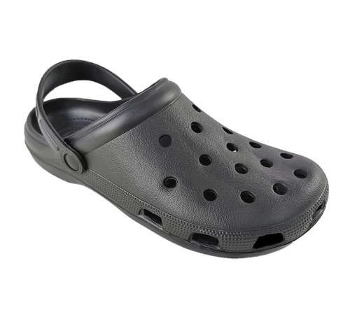 Classic Flip Flop Sandals For Men & Women Clog - Black - UK 8.5