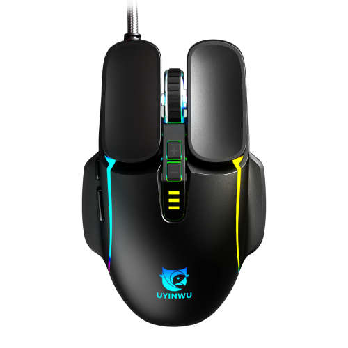 UYINWU Gaming Mouse Wired RGB Running Mouse