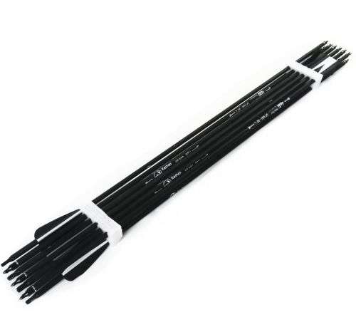 Arrow Archery Carbon Arrows For Compound & Recurve Bow - Set of 12 - L31.5`, D7.8mm