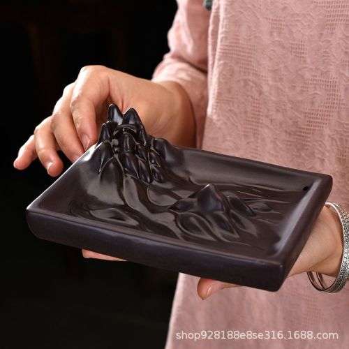 Back Flow Incense Burner - Kwun Lwun + 20 Backflow Incense Cones