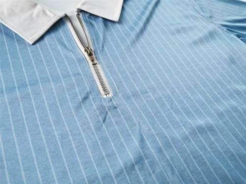 APEY Golf Shirt Collared T Shirts For Men Stretch Fit Polo Shirts - SkyBlue - XL