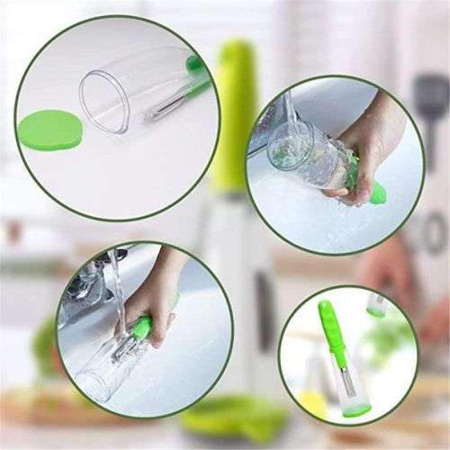 2 x Skin Peeler With Container - Purple + Turquoise