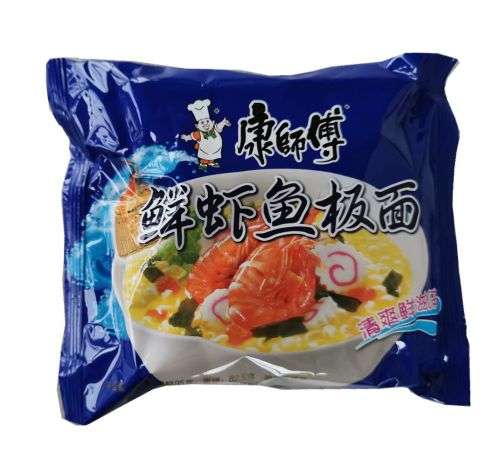 Ramen Instant Noodle,1 Ramen Bowl -Melamine & 1 Alloy Chopsticks -  Seafood - 500 g