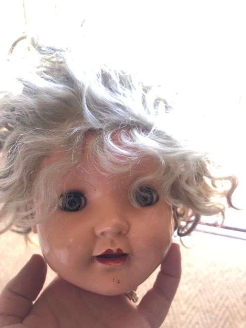 Vintage walking doll 70cm tall (not working order)