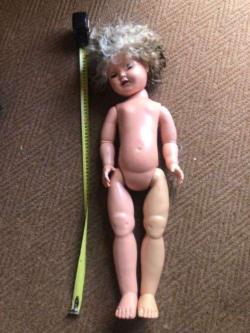 Vintage walking doll 70cm tall (not working order)