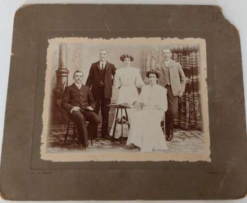 Late 1800s/early 1900s Cabinet Card Studio Photos