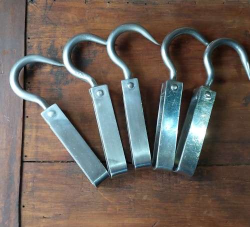 Antique or Vintage Stainless Steel (yes) Butcher's Hooks