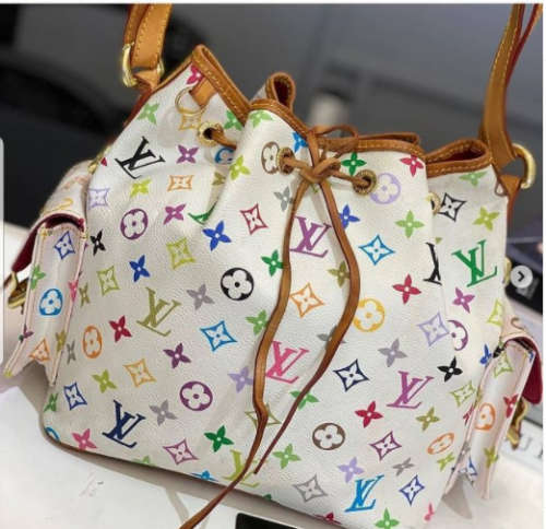 AUTHENTIC Louis Vuitton Multicolor Monogram Bucket Bag worth R40K