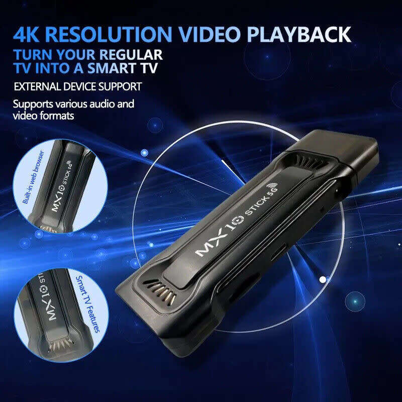 MX10 Ultra Tv Stick. 32GB, 4GB  (Disney+, YouCine, Netflix Compatible)