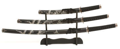Samurai 3 Piece Sword Set