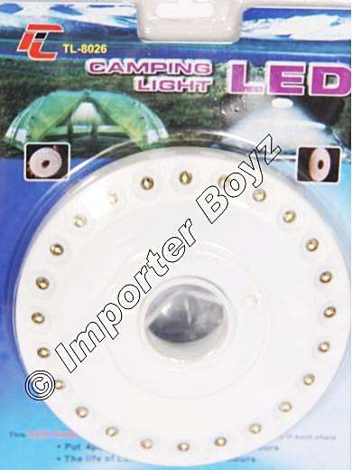 Magnetic 24 LED Camping Light (White Sound)