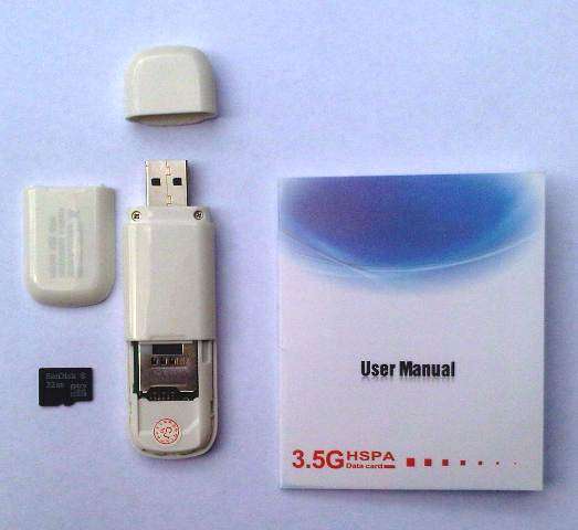 7.2 Mbps Wireless USB Modem + Micro SD Ready