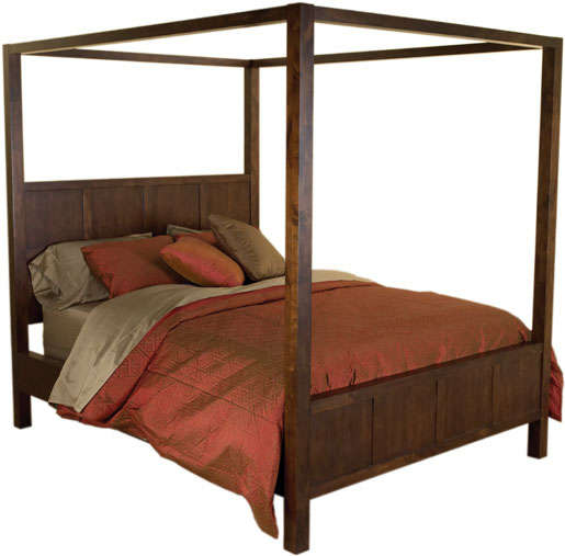 FOUR POSTER BED  100% SALIGNA  stained to your color