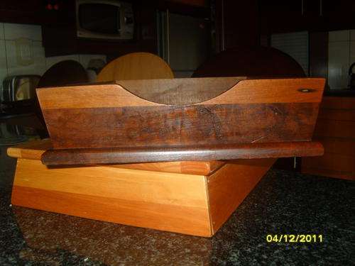 EXECUTIVE Document Trays IN  / OUT / PENDING  (Solid Wood)  Never to be REPEATED ,Corporate gift .