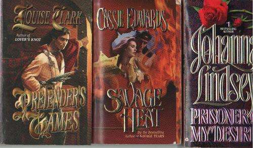 10 Historical Romance Books - Johanna Lindsey, Cassie Edwards plus